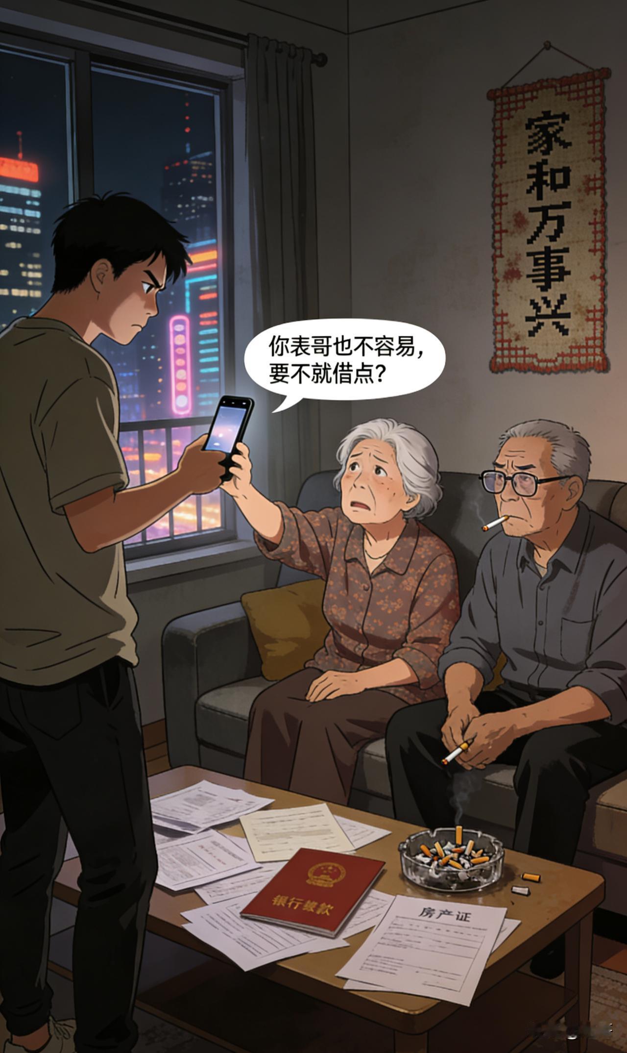 表哥又来借钱买房，我拒绝后，家族群炸了：“你在大城市，帮帮亲人不是应该的吗？”