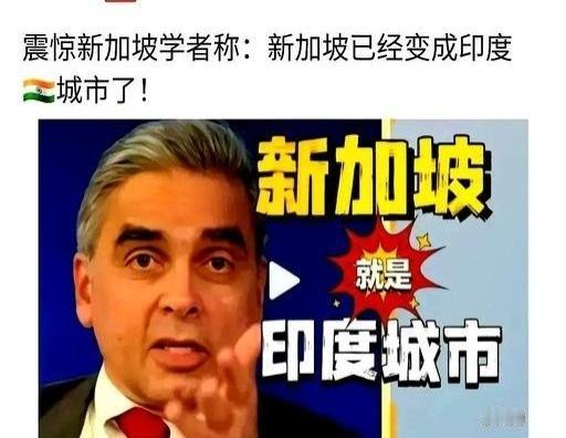 新加坡媒体惊呼：新加坡就是印度的一个城市！新加坡不怕印度化，独怕华人觉醒认祖中国