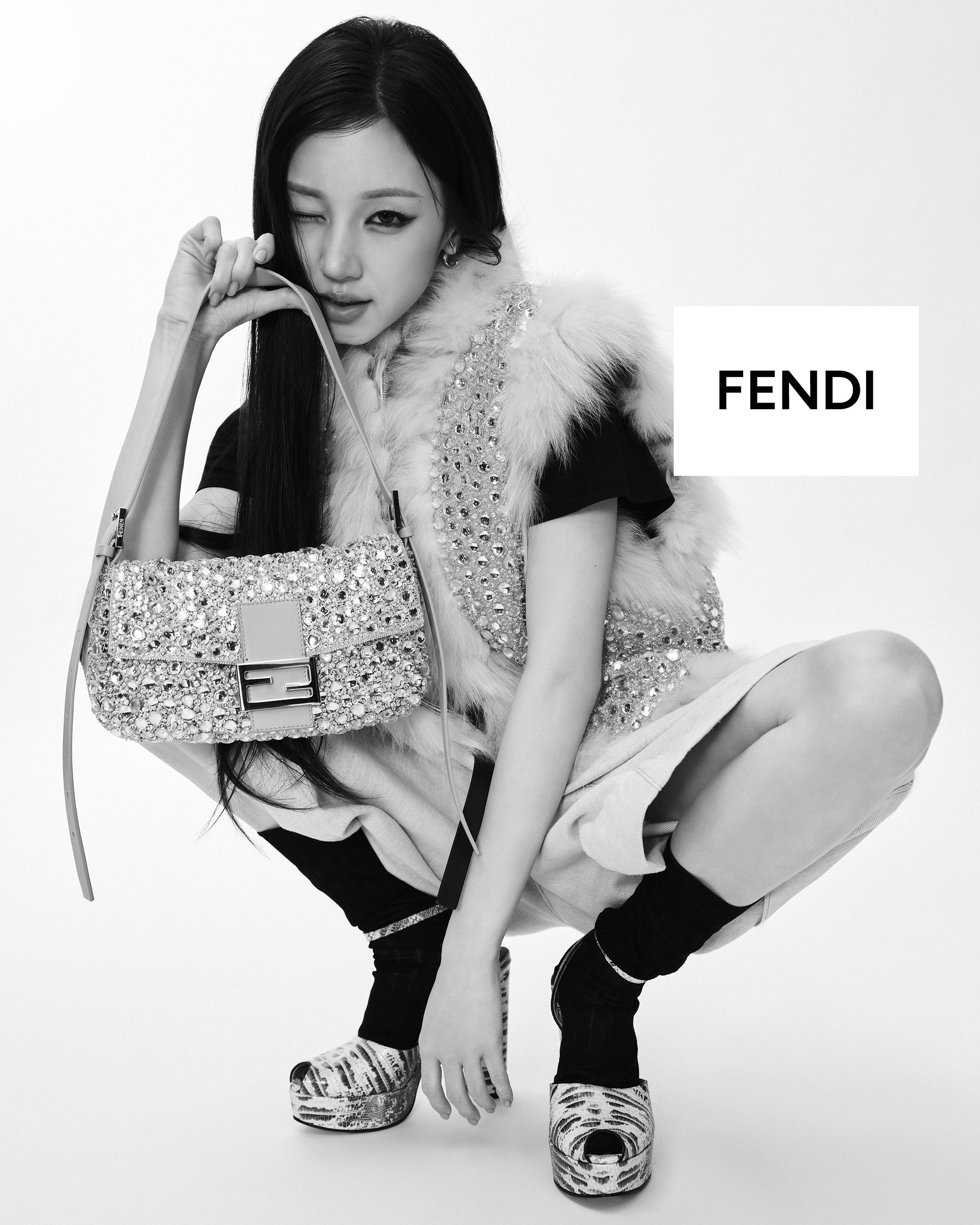 Fendi法棍包FENDI发布全新Baguette®广告大片。每位出镜人物都选