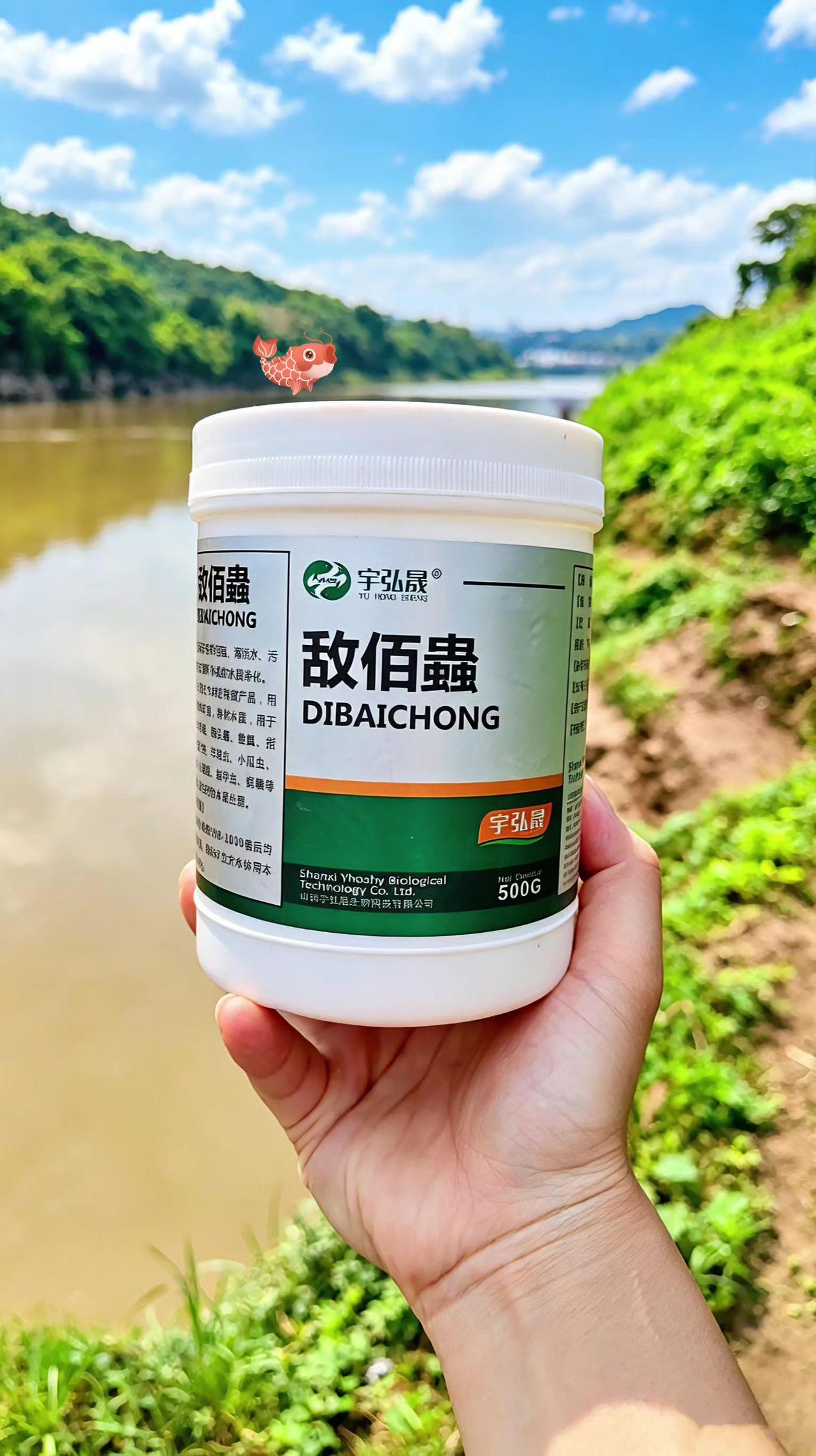 敌佰蟲鱼塘养殖鲢鱼鲤鱼草鱼