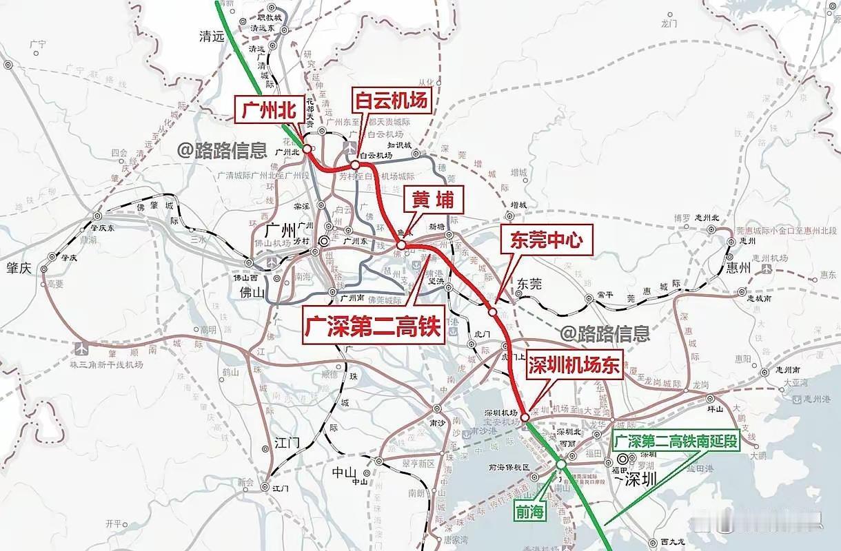 广深第二高铁，为什么一定要建？广深之间现有广深港高铁，常年客流饱和，高峰期