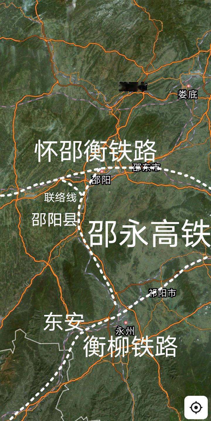 站房开建，邵阳至永州时速350公里的邵永高铁邵阳县站(2台4线)已经开始桩基施工