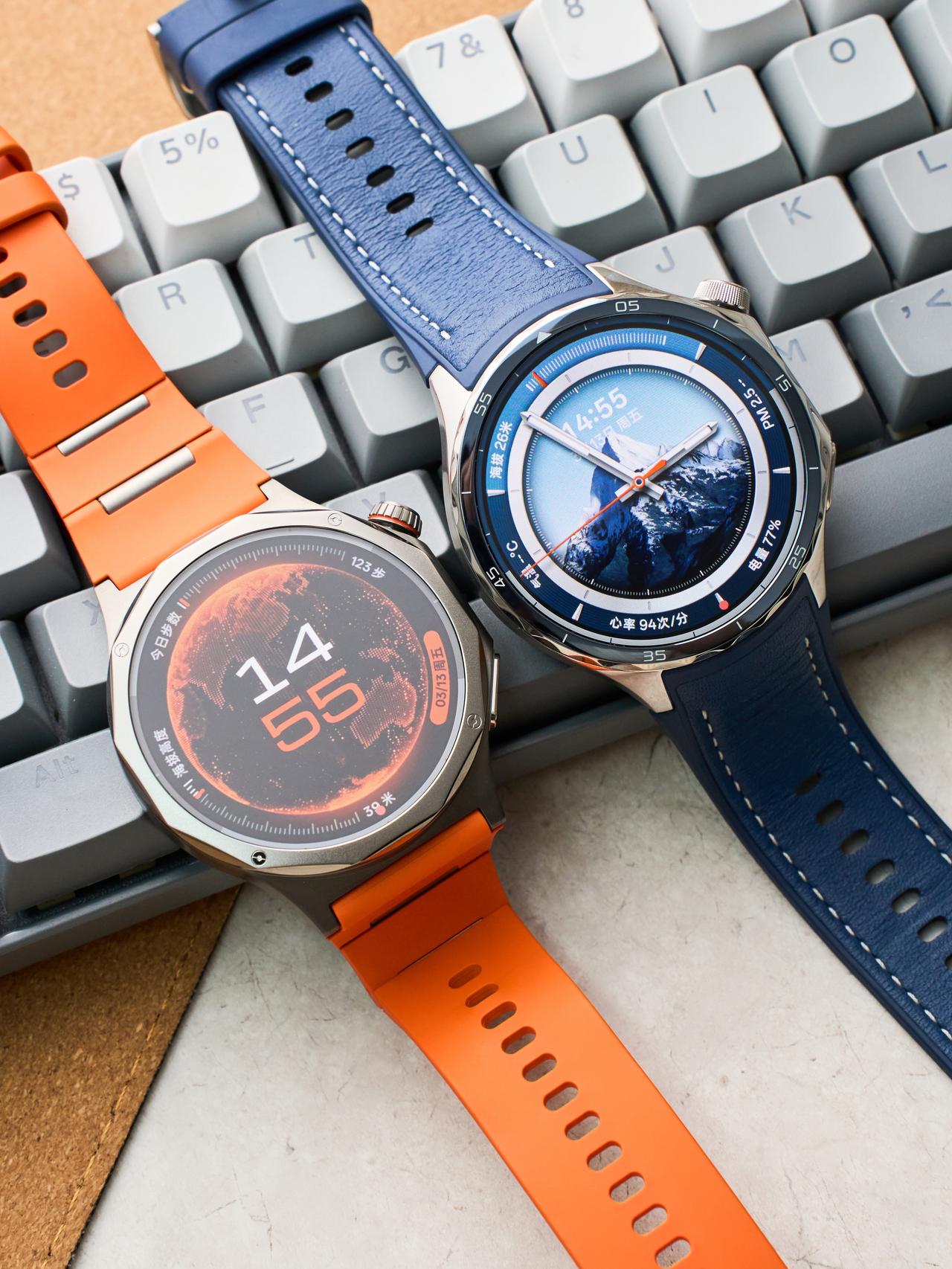 左边OPPOWatchX3，右边X2，论颜值你选谁拿到了新手表OPPO