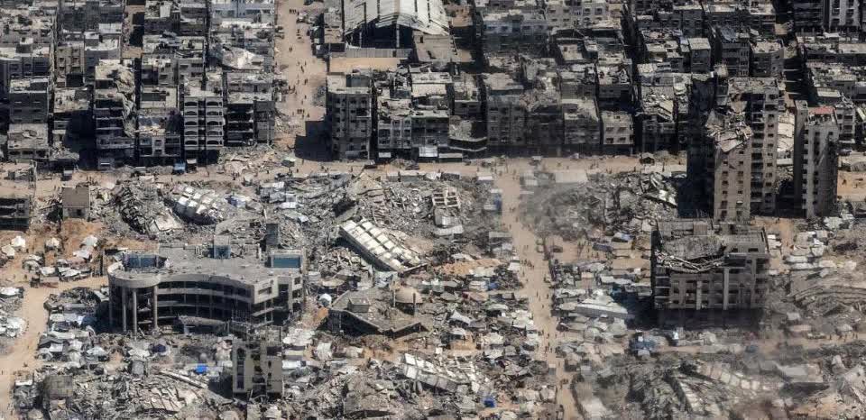 巴勒斯坦加沙地带，已经是一片废墟，换做其它国家，早就是反人类罪了，但这是以色列造