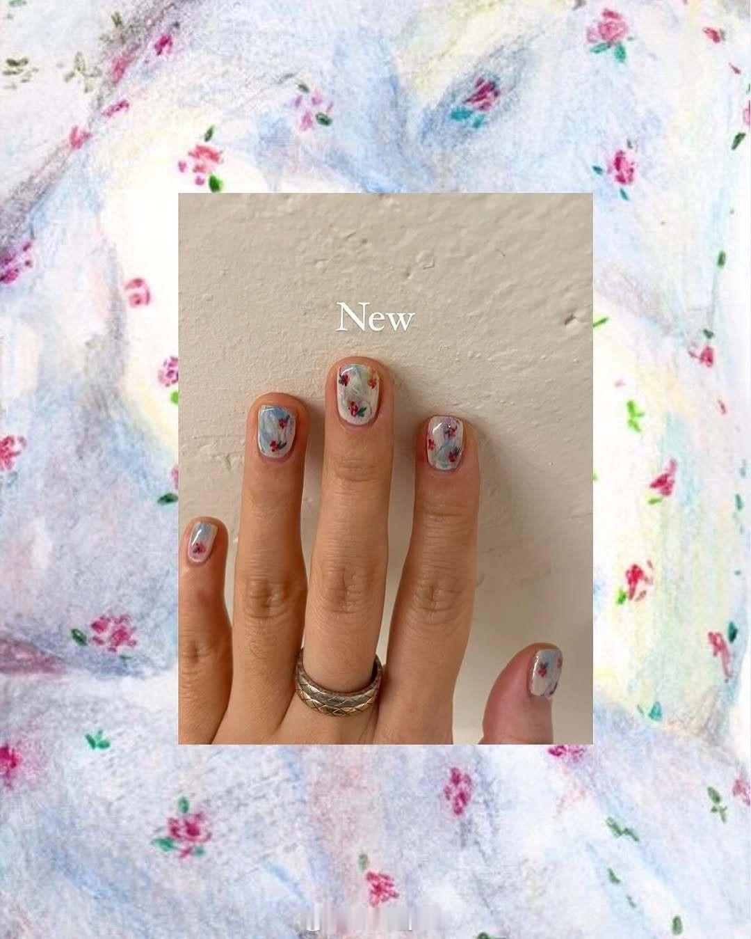 ins风近期的春季美甲💅​​​