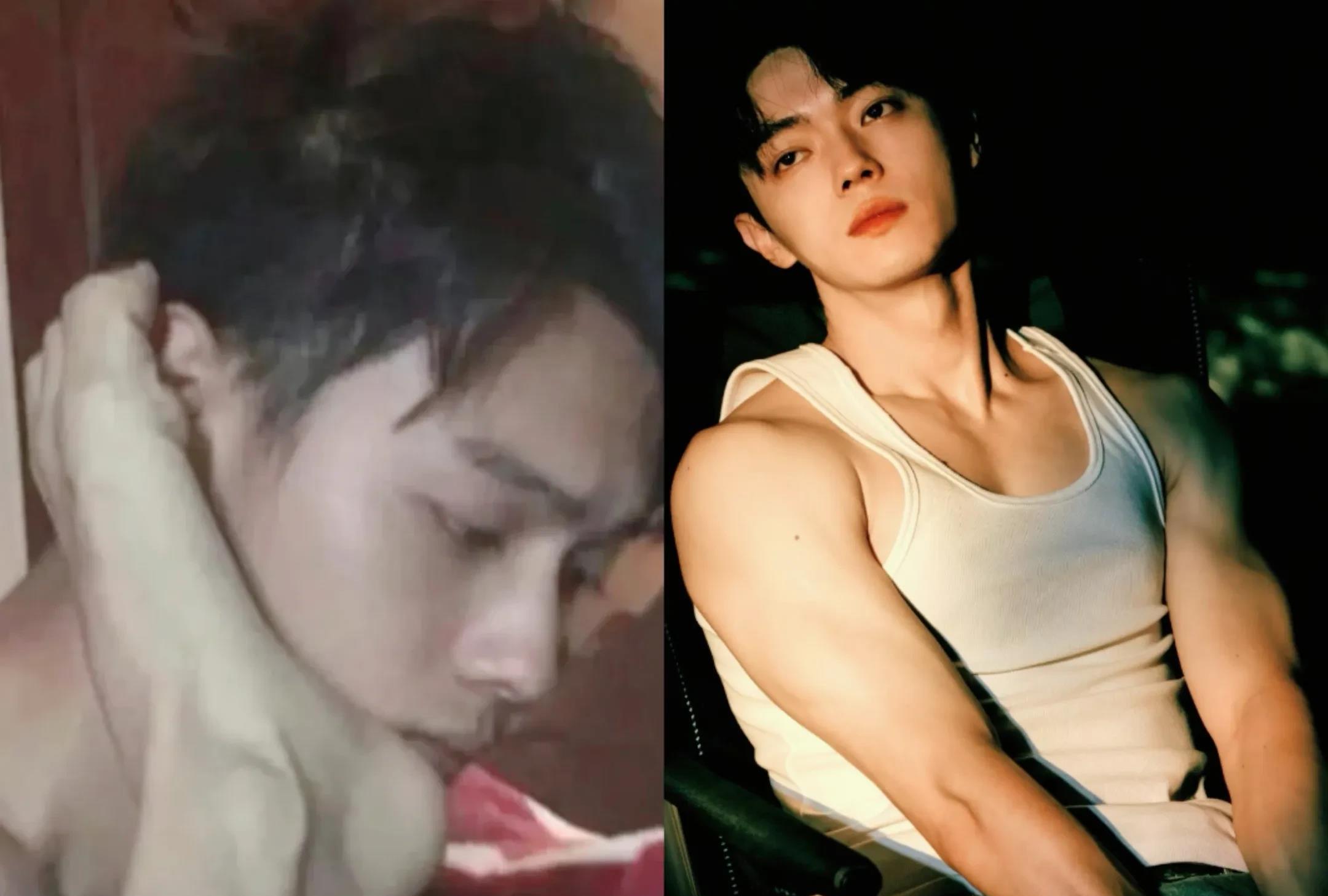 你敢相信，光是同意这脚贴在脸上，我敢断言，说明许凯私底下是一个性