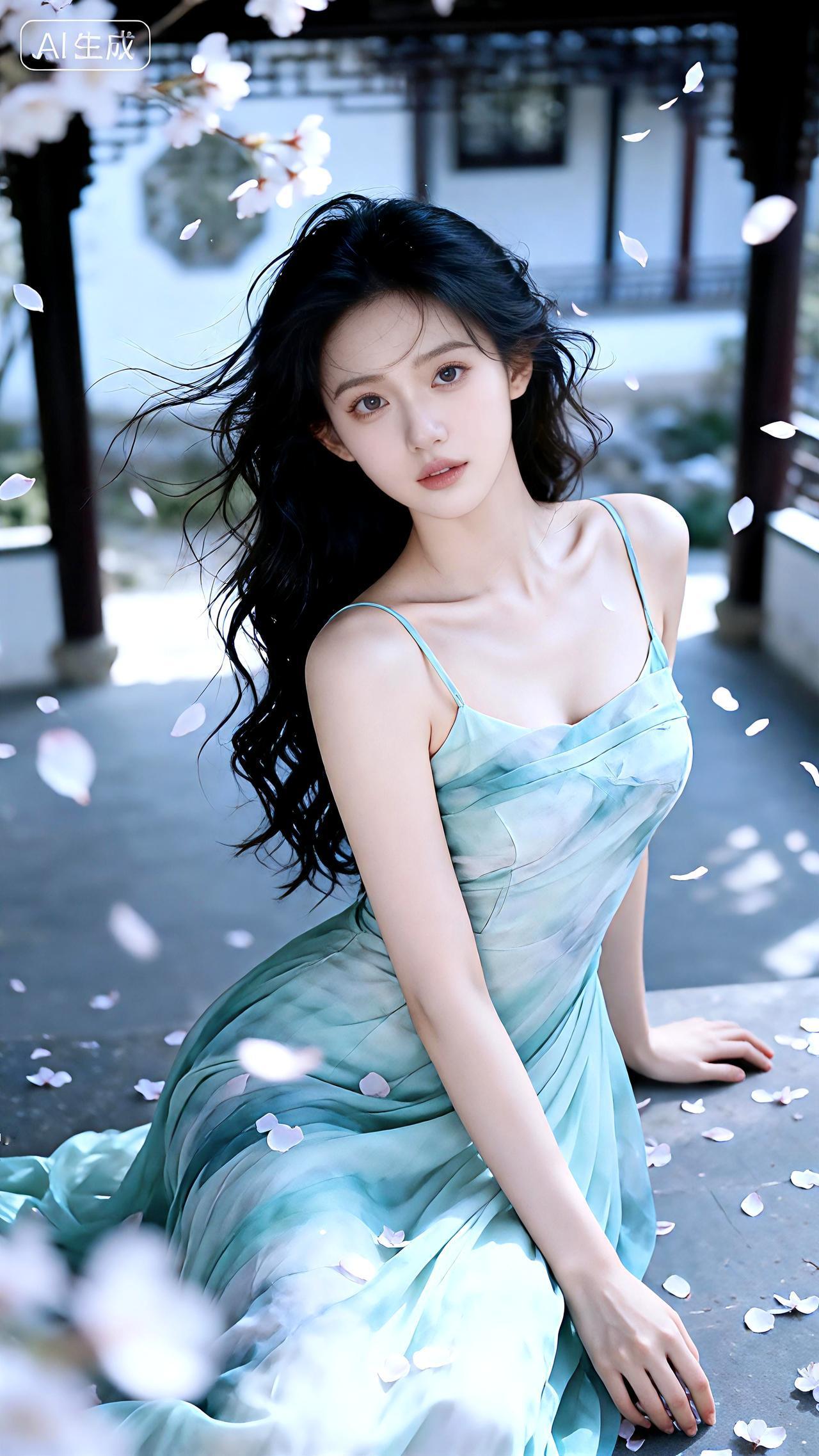 江南春色浅，人似画中仙。