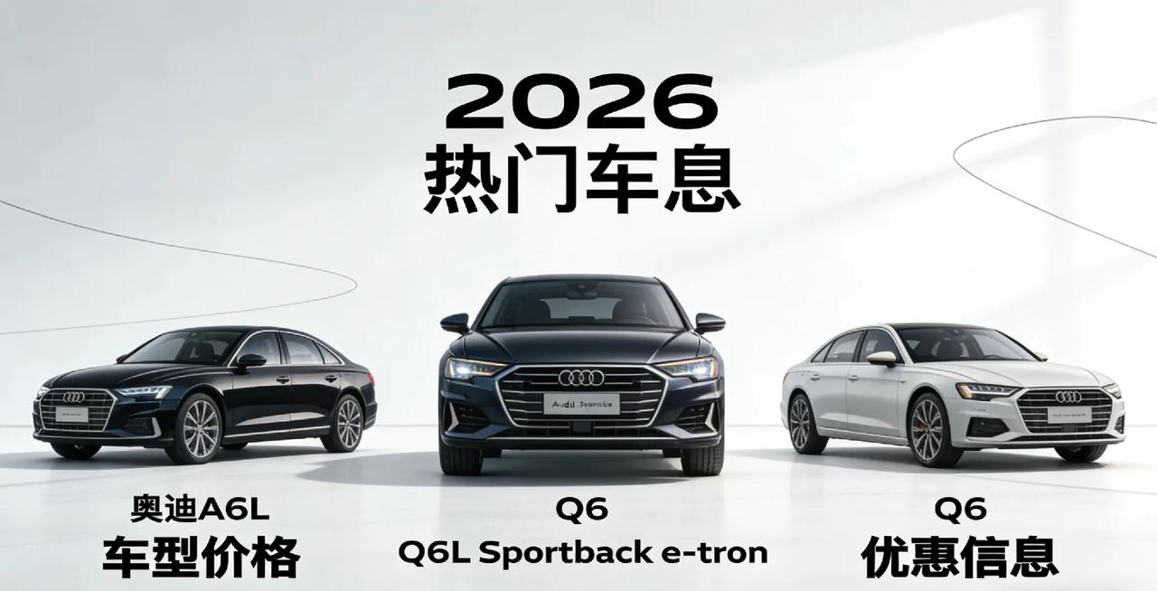 2026款奥迪真实价格曝光！终端优惠太香了2026款奥迪多款热门车型终端大