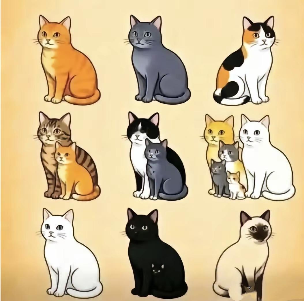 眼力闯关！图里究竟藏了多少只猫咪，5秒之内你能数全吗眼力挑战看图数猫