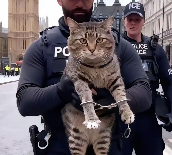 一开始我还以为是网友恶搞呢，没想到是真的，我们的狸花猫在国外已经称王称霸了，世界