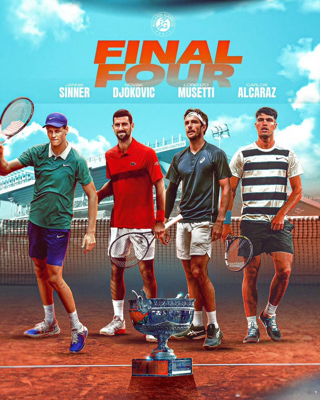 法网2025🎾【观赛券】抽起来！法网进入巅峰对决，给大家来送福利咯！最后四场