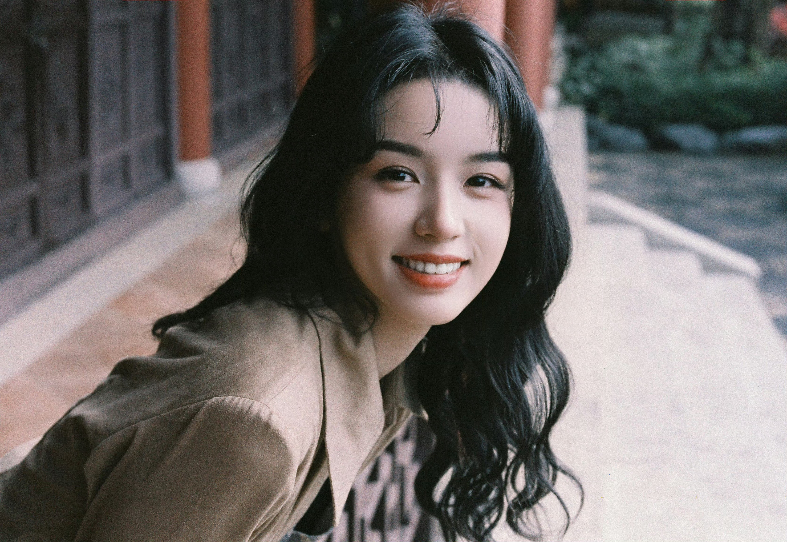 请查收今日份晓兰妈咪的笑容～～～（这套完全可以放现在穿耶！