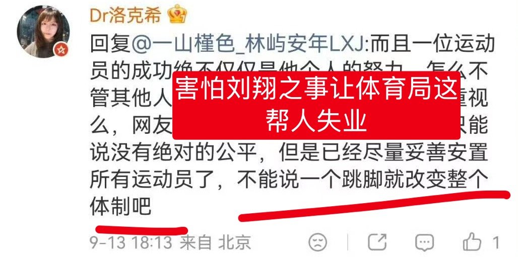 张国伟疑似谈刘翔安置事件有意思的是此事件来了一位从小在体总长大（父母至少是体育局