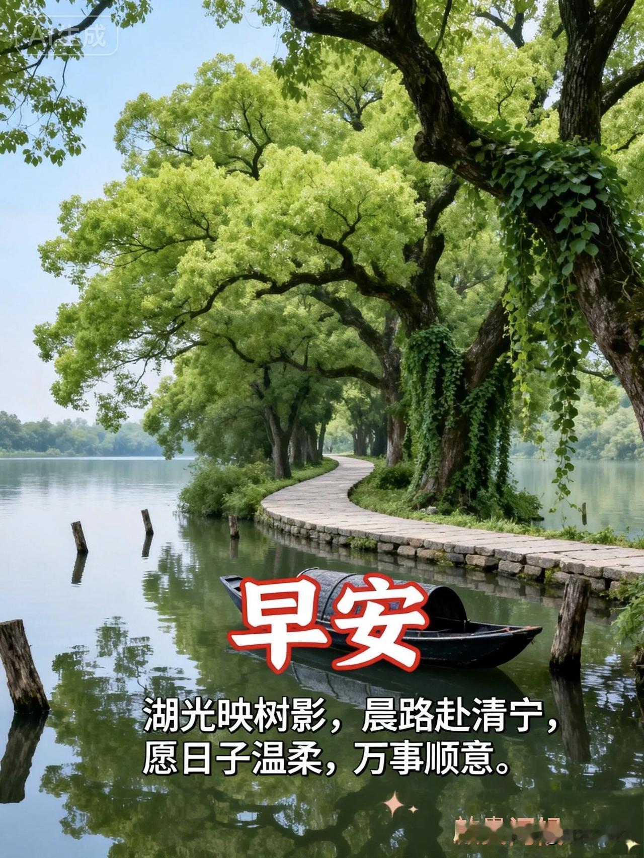 早安～新的一天，愿你平安喜乐，万事顺心。