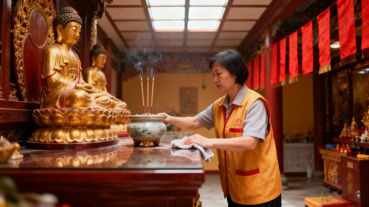 身边的义工都做啥呢？去菜摊子上买菜，遇到一个女的也在买，我听到老板跟她对话说