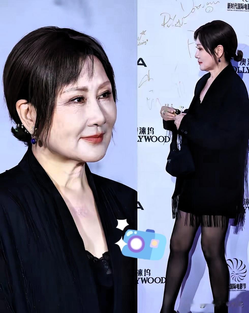 本以为刘晓庆已经是咱们这帮老观众心里“不服老”的极限了，结果看到张凯丽现在的打扮