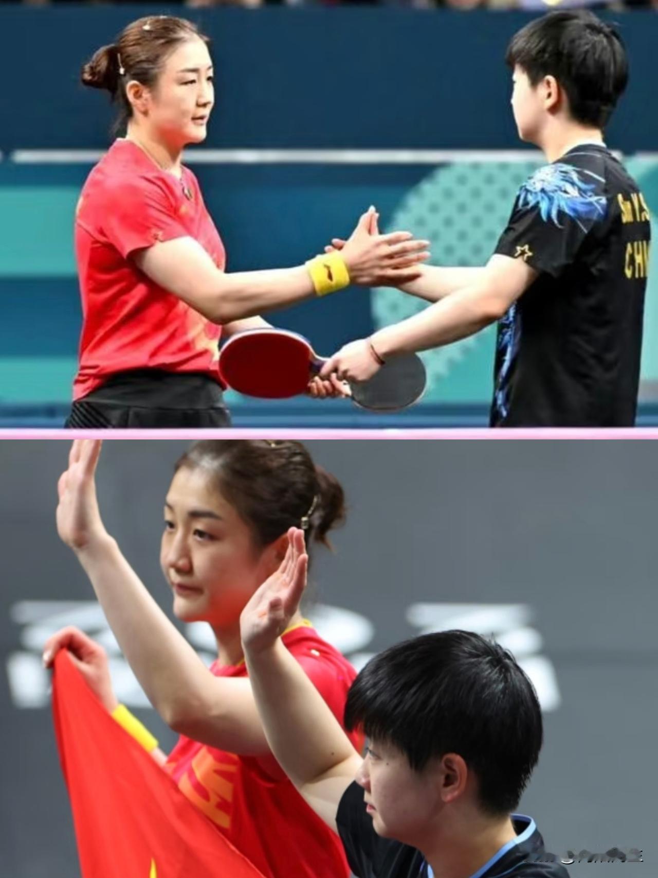 果真是我想象的那样，陈梦不一般啊！一步一步想的真是到位呀！女团决赛后的采