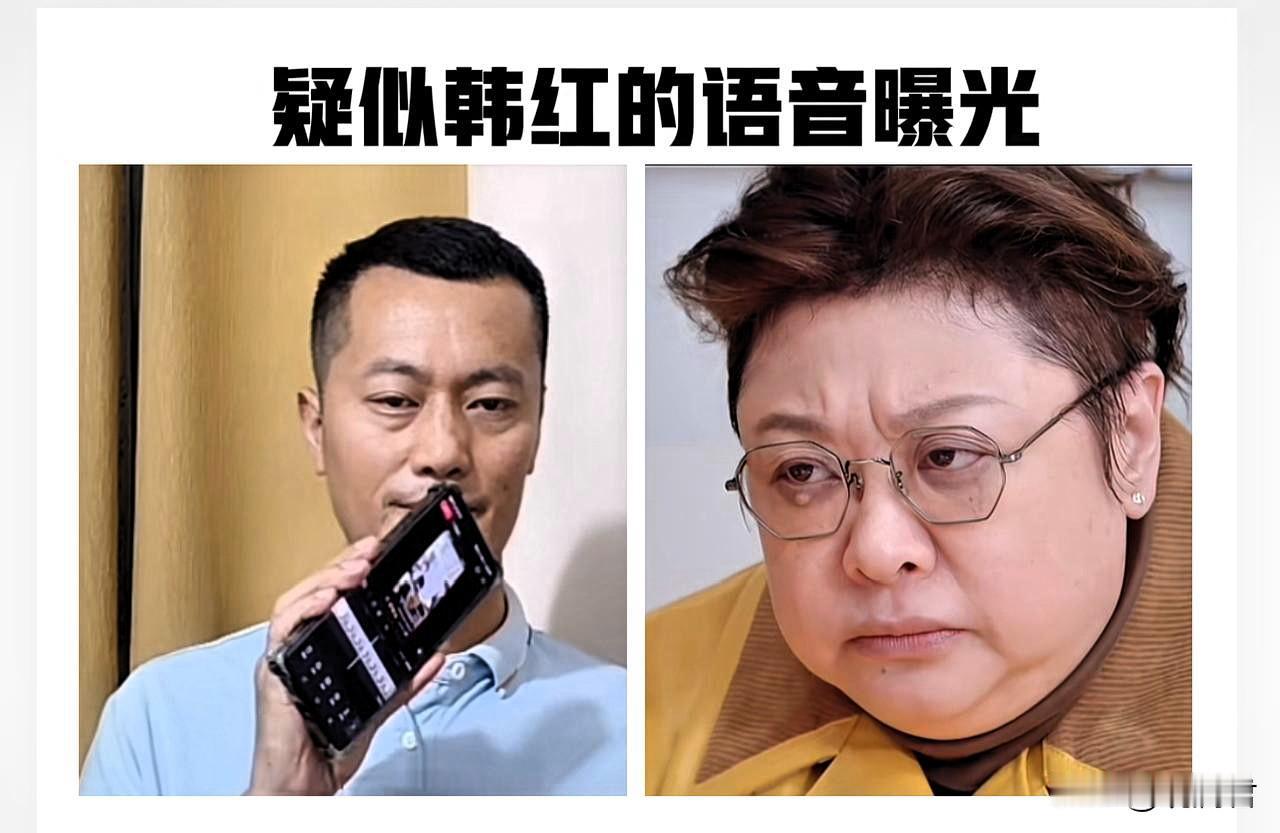 9月9号，玉上主播曝光了一段疑似韩红的语音。手机里传出的女声和韩红的声音很像：