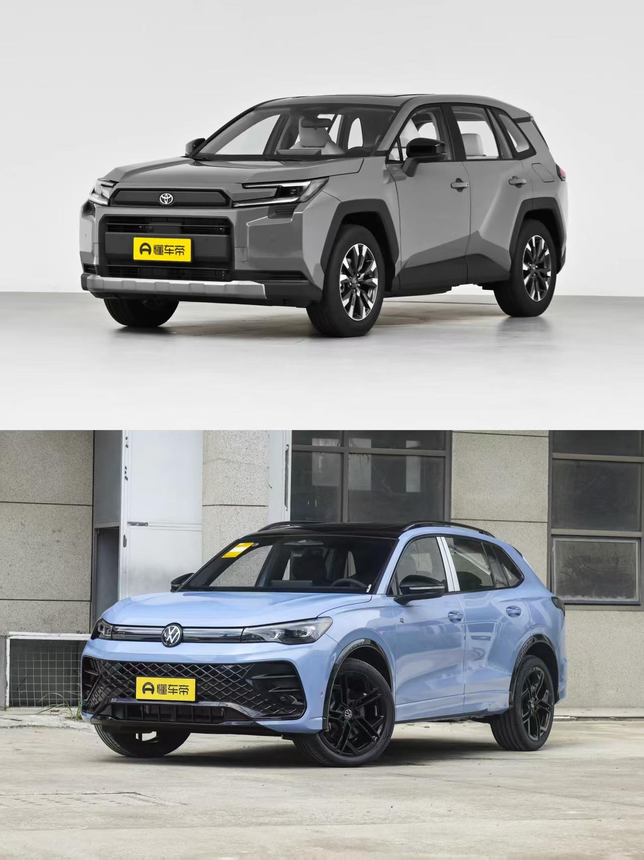 丰田RAV4荣放和大众探岳PRO，在20万级SUV市场里算是两个“老对手”了。一