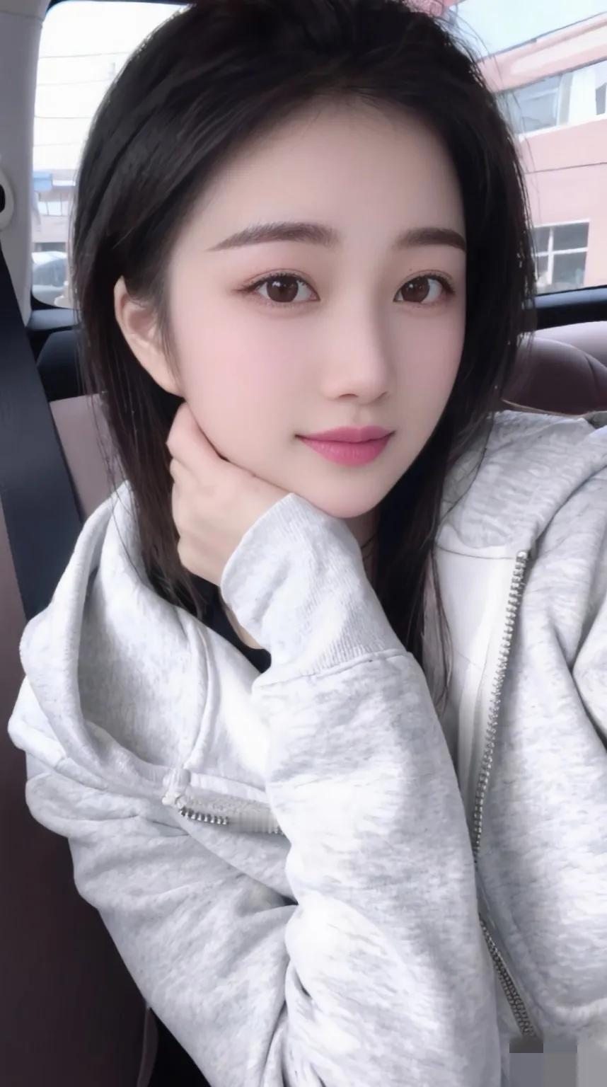 元气满满的一天，从微笑开始！街拍美女