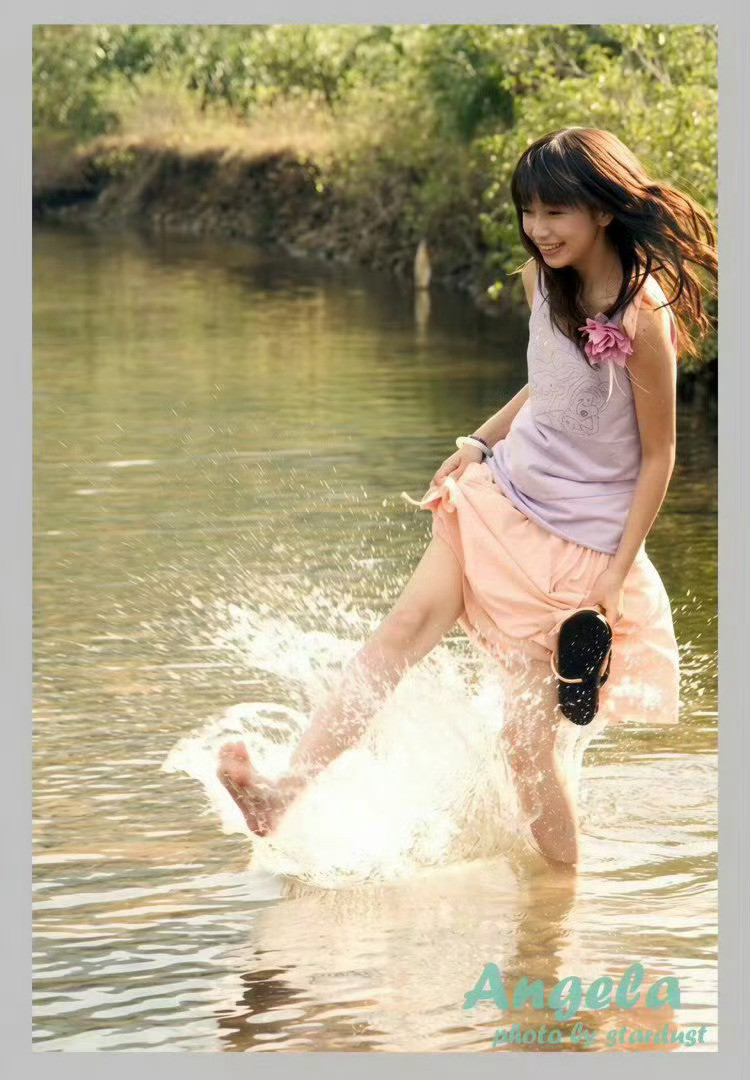 很美呀从小美到大这种颜值谁不想要呀Angelababy15岁写真​​​