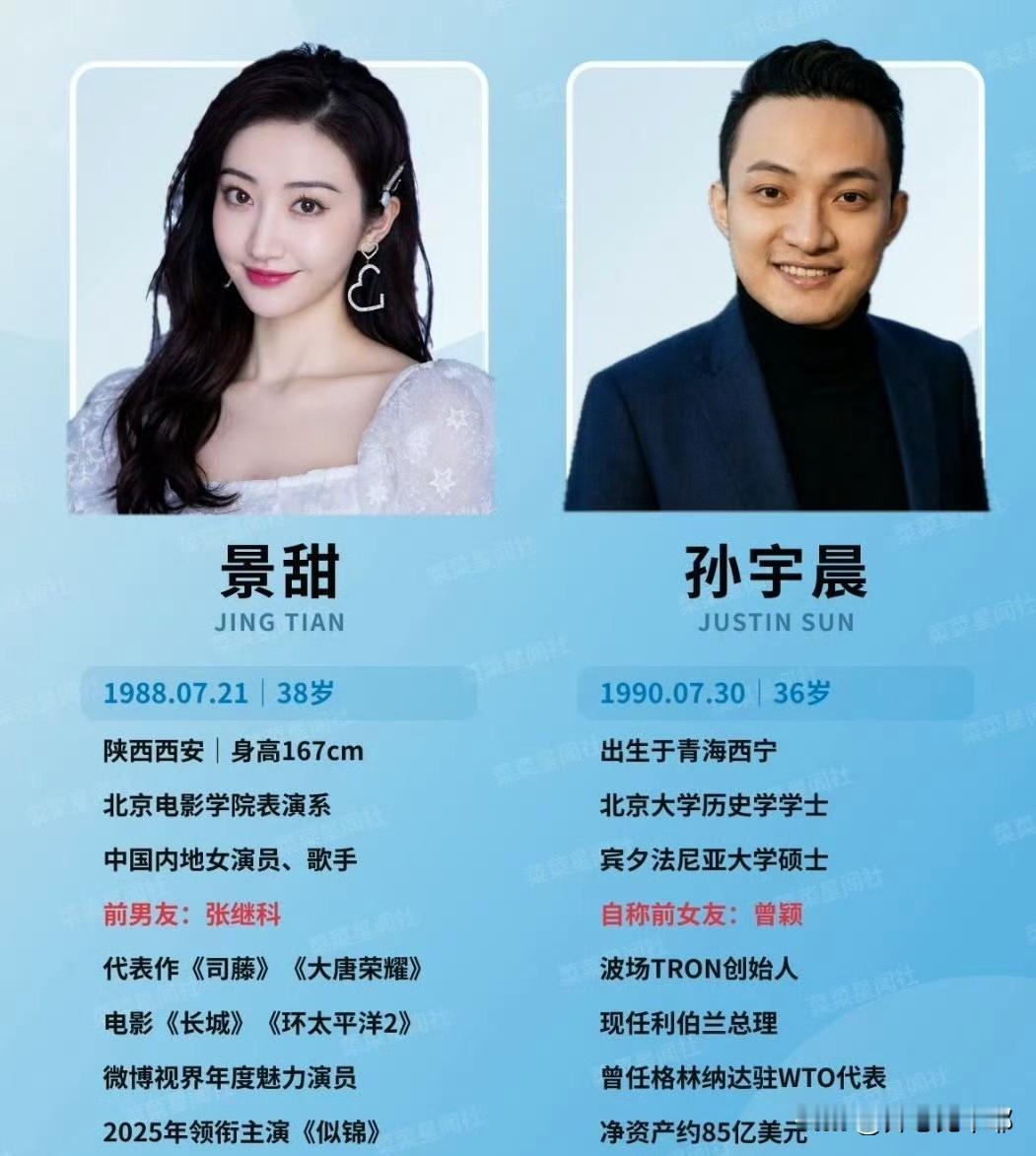 孙割真是个狠人，对前任从不手软。在景甜之前，他还有个谈了7年的女朋友，叫