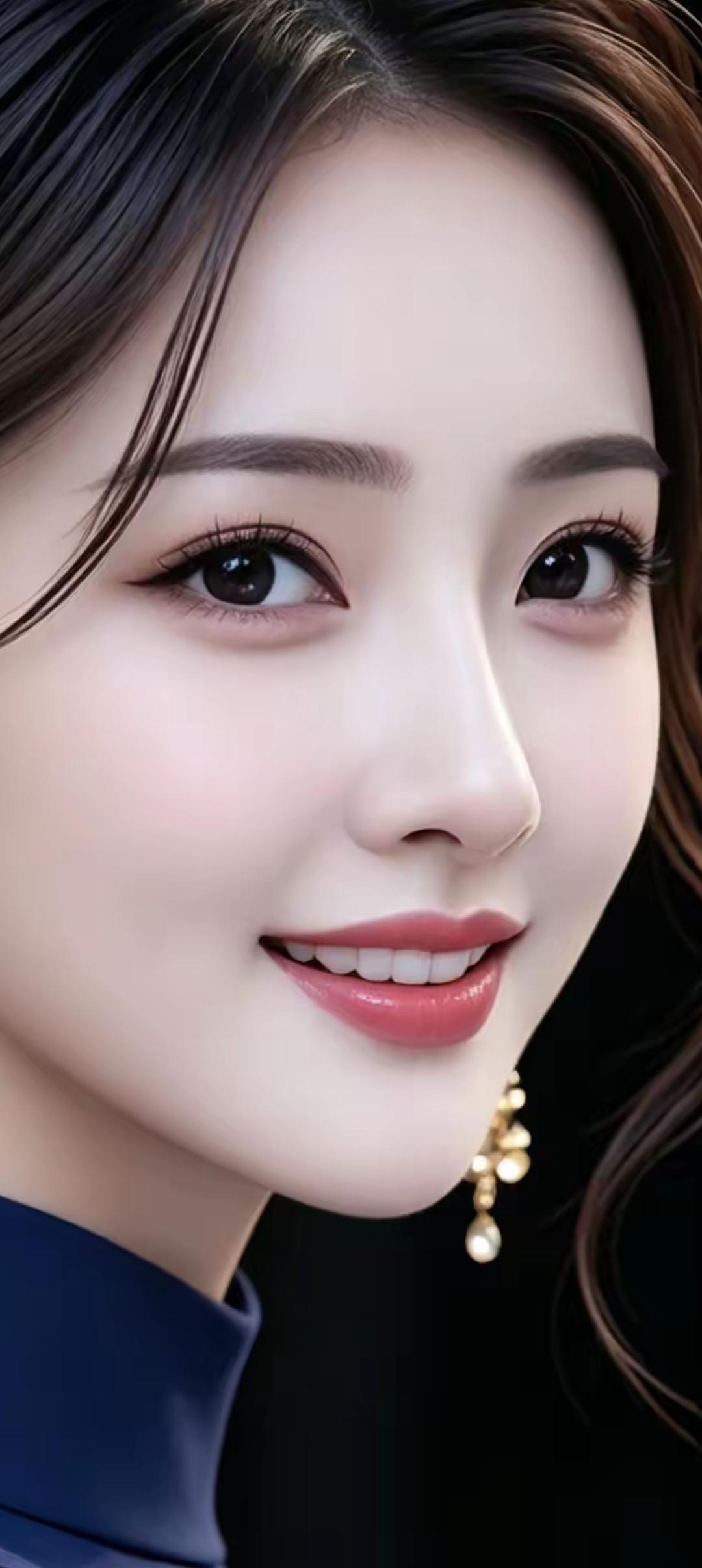 甜美笑容，优雅气质，时尚穿搭，完美妆容，女神范儿十足！