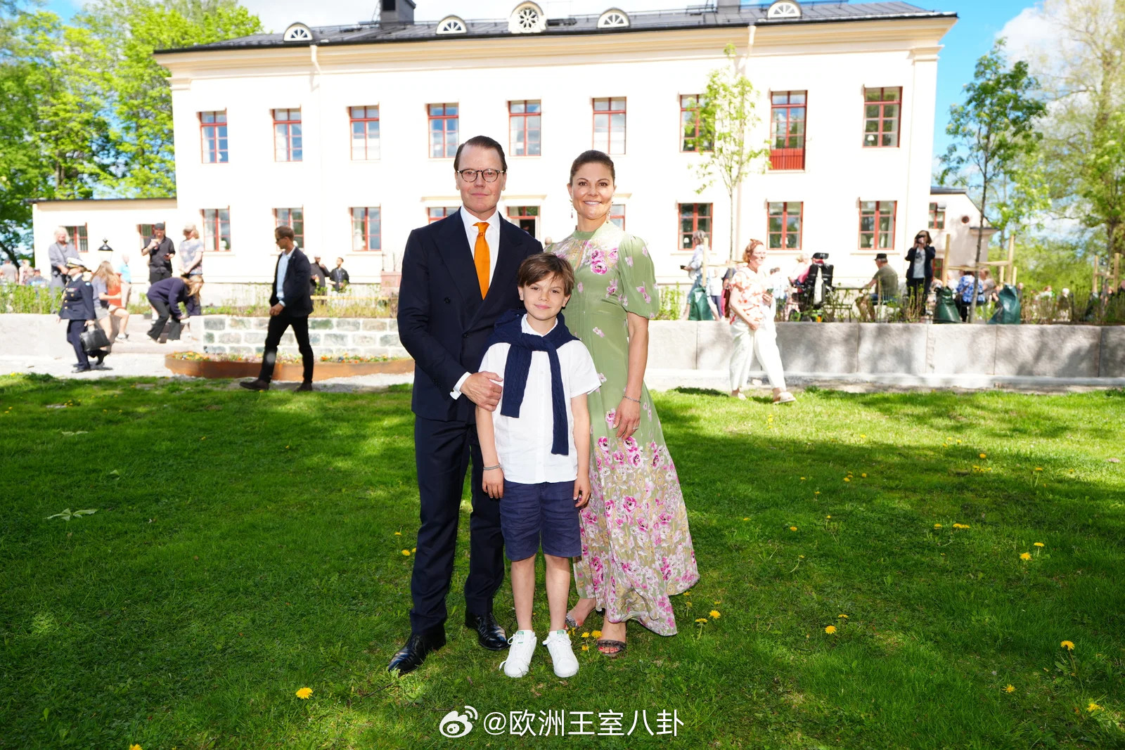 5.24瑞典王储维多利亚夫妇出席维伊庄园（WijHerrgård）的落成典礼
