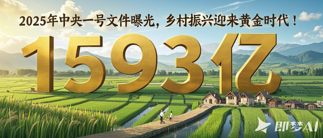 2025年中央一号文件曝光, 乡村振兴迎来黄金时代!