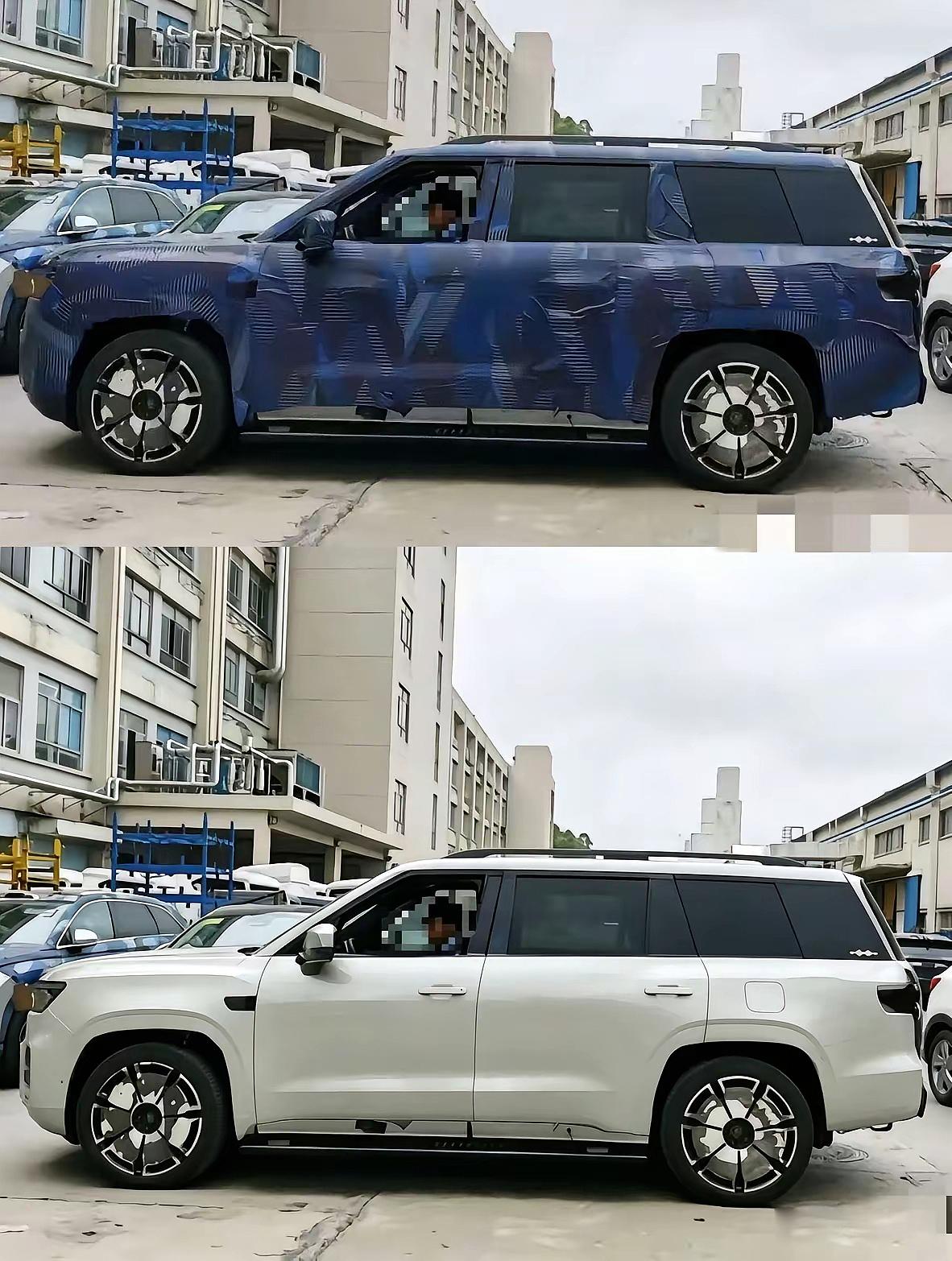 方程豹新车路试车，谍照图被拍。首先，可以看到他没有配尾门备胎，从尺寸上推测，有人