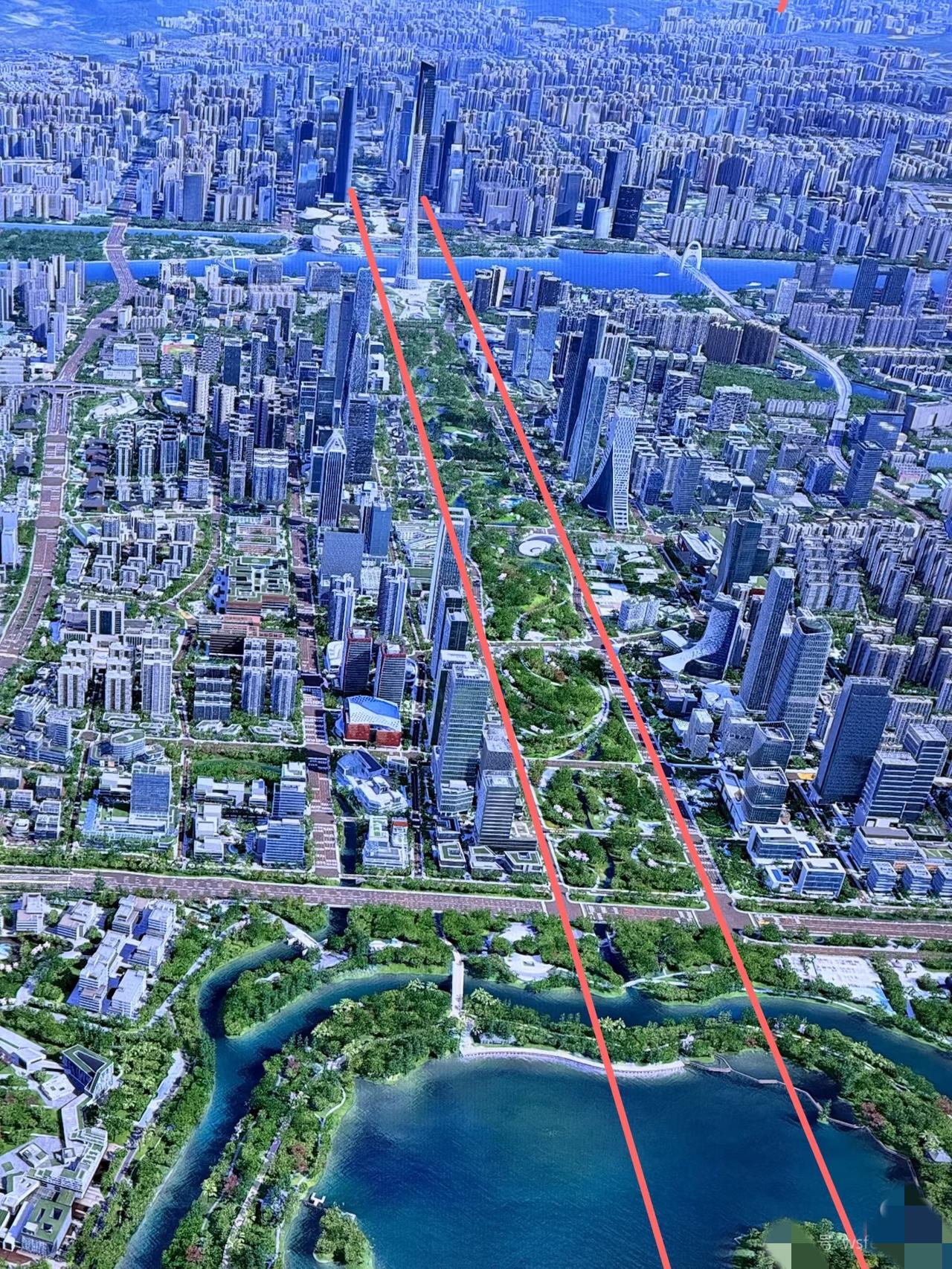 18km！广州新中轴一旦建成，那不得了！虽然，我觉得这是一个大饼！虽然，