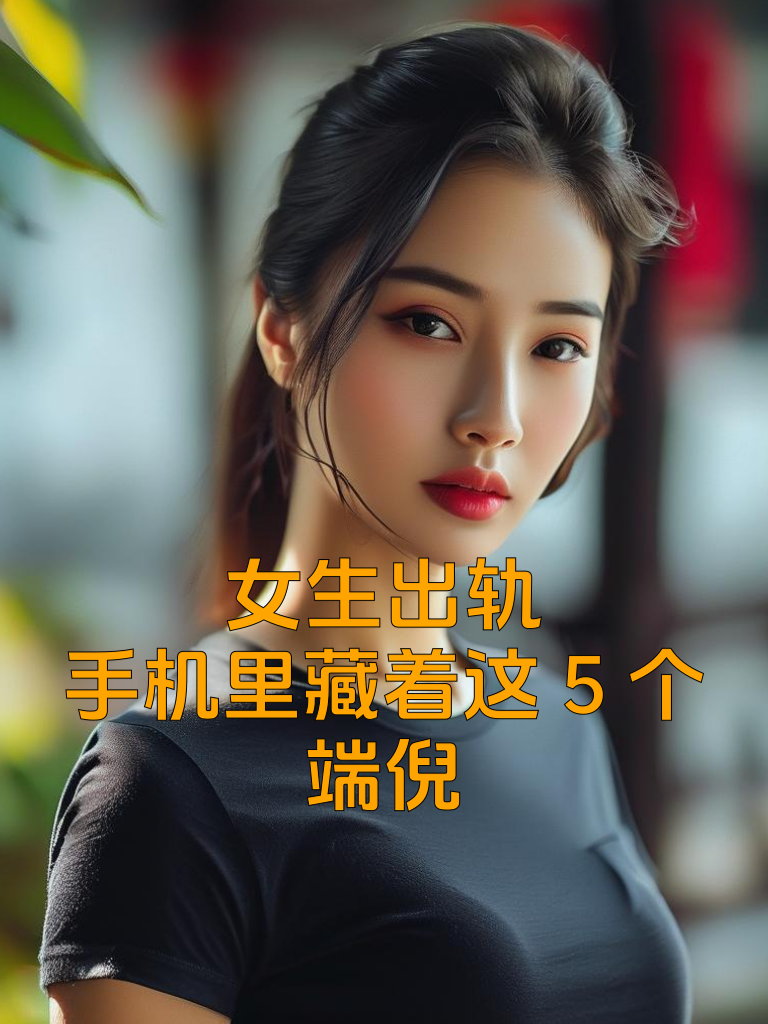 女生出轨，手机里藏着这5个端倪