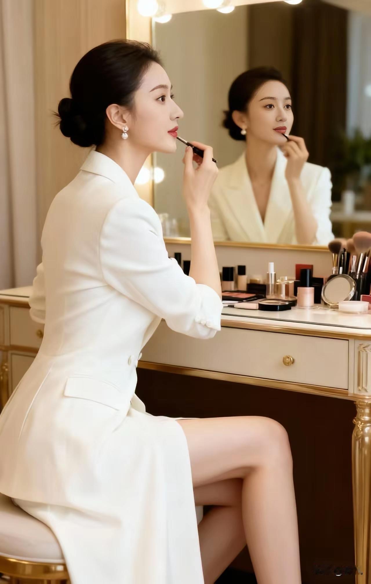 优雅妆容，精致生活，从镜中看自己