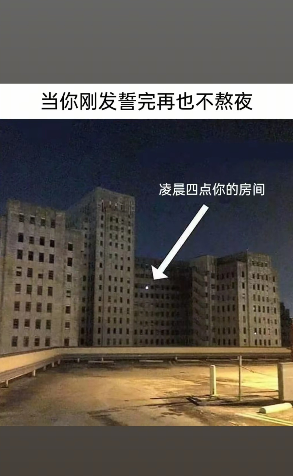 当你刚发誓完再也不熬夜