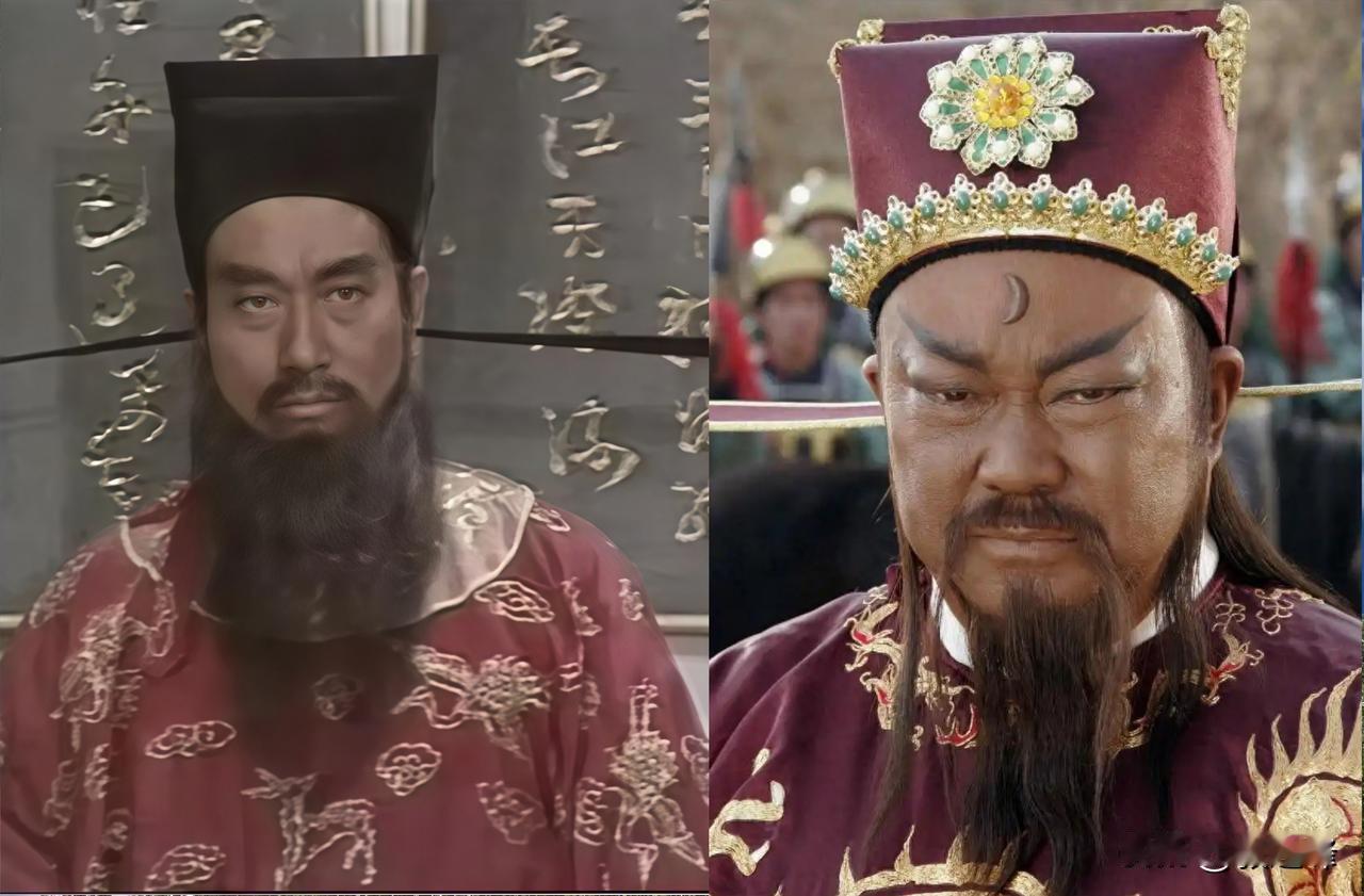 曾经影视剧中两位演员包拯的扮演者形象不知你更喜欢哪个呢？一个是86年的白志迪《