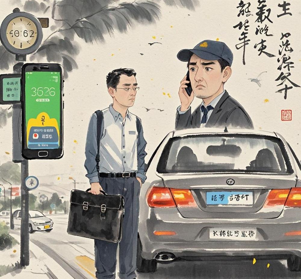 今天这事儿真窝火！打了个网约车，我这边正急着有事，司机接了单就打电话，说上一个乘