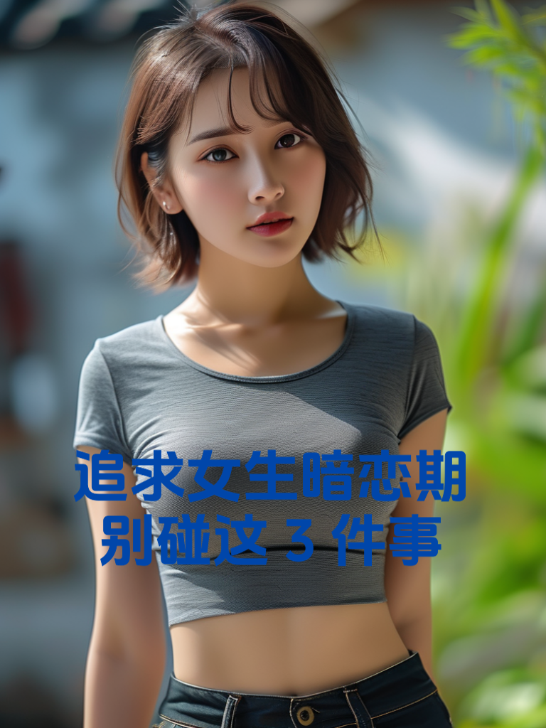 追求女生暗恋期，别碰这3件事
