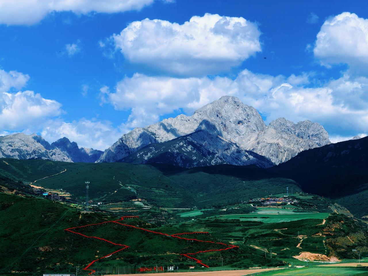 风景好的地方，随手一拍都是大片！九寨沟风景美景尽收眼底