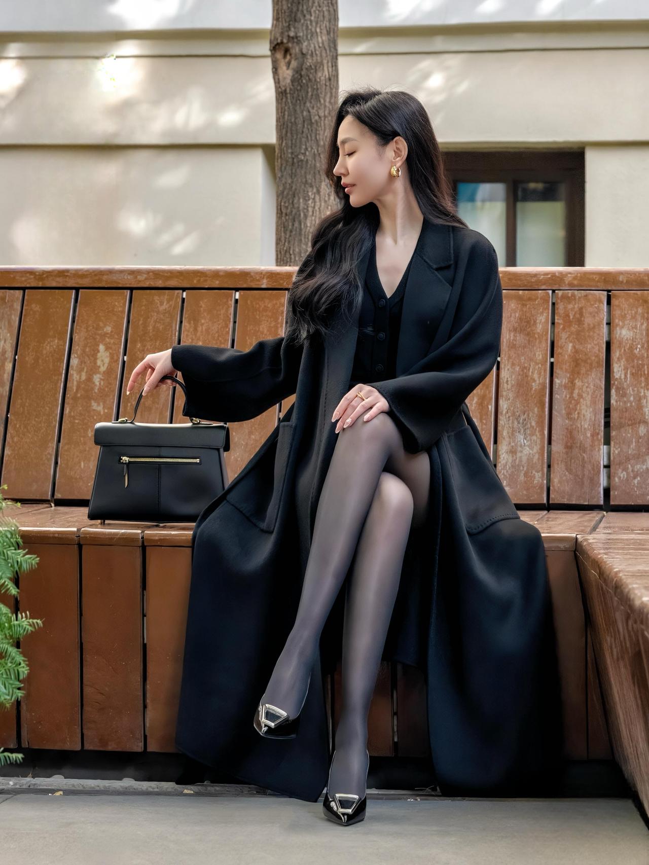 黑色的质感，气质女神