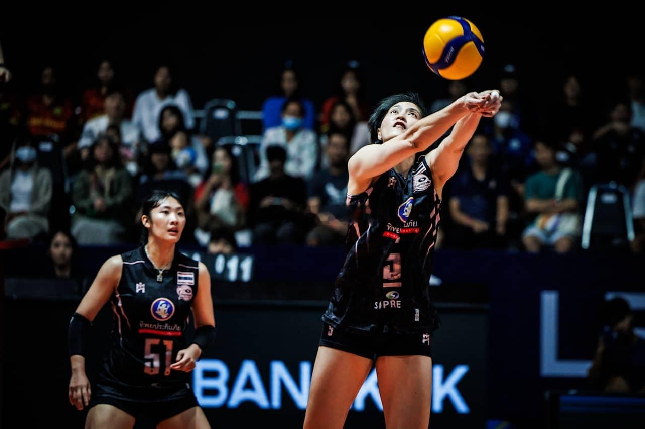 【泰国春武里至尊完胜印尼晋级亚冠四强】2026年亚洲女排冠军联赛1/4决赛，东道