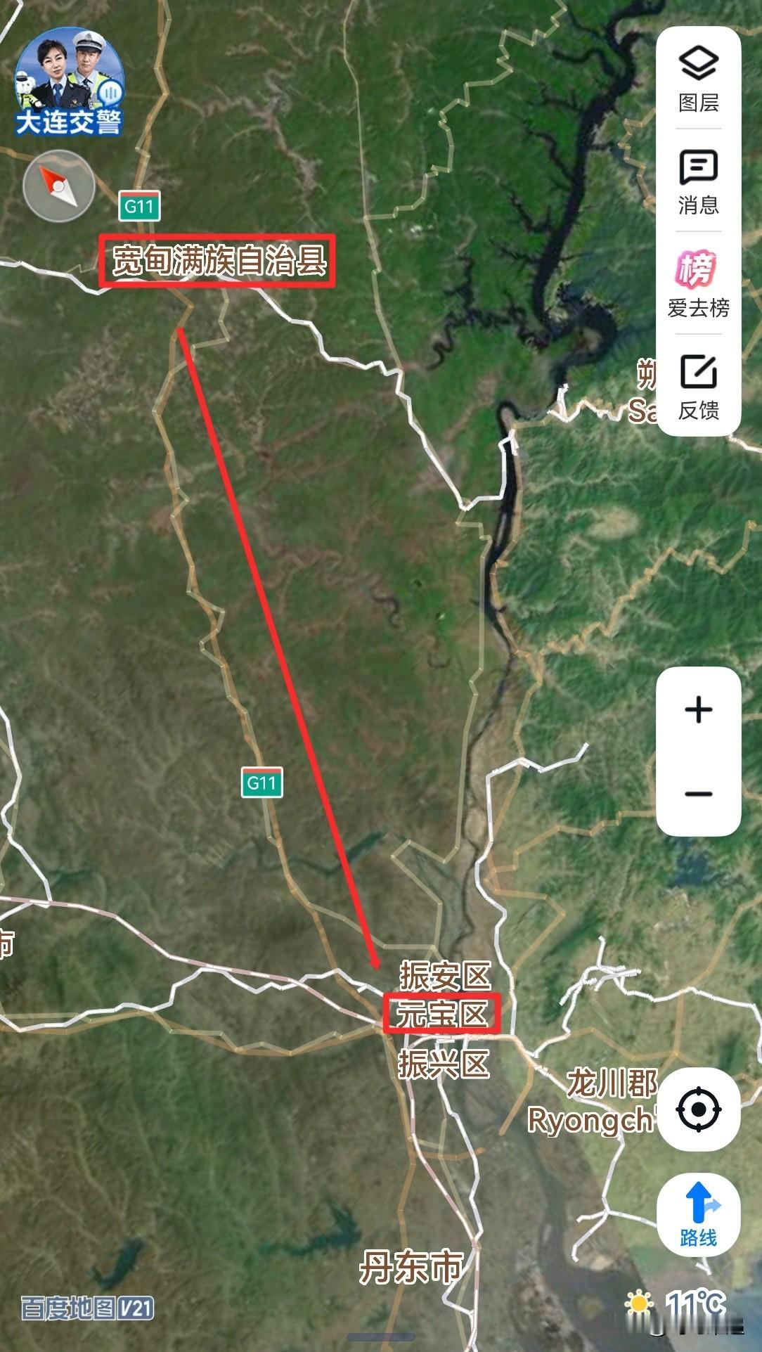 丹东，从宽甸2到元宝1是拔提用重吗？宽甸县，总面积6107平方公里，下辖19镇