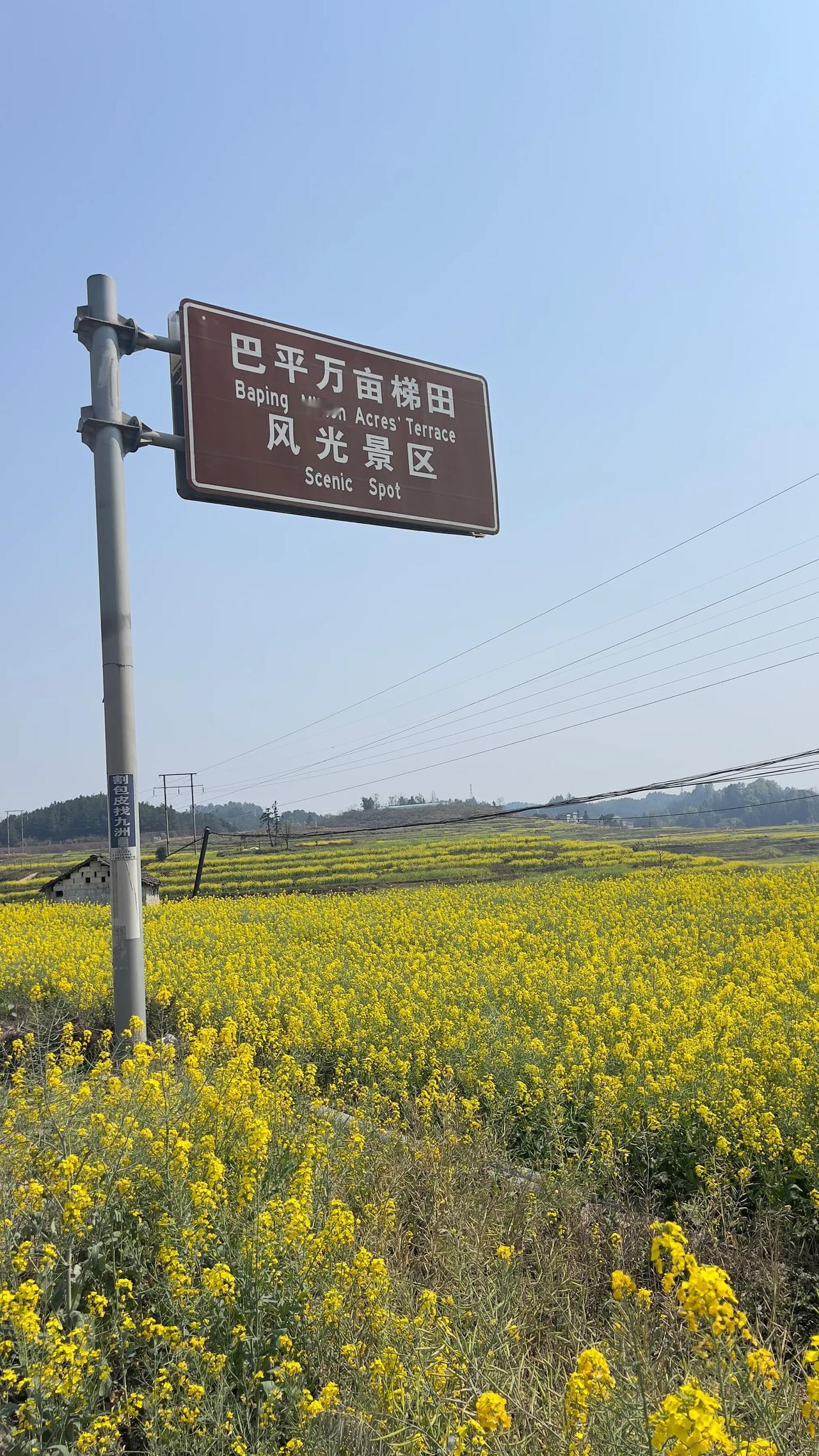 广西南丹巴平万亩梯田风景区，今天去看时，略显晚了一点，如果早7-10天，油菜花正