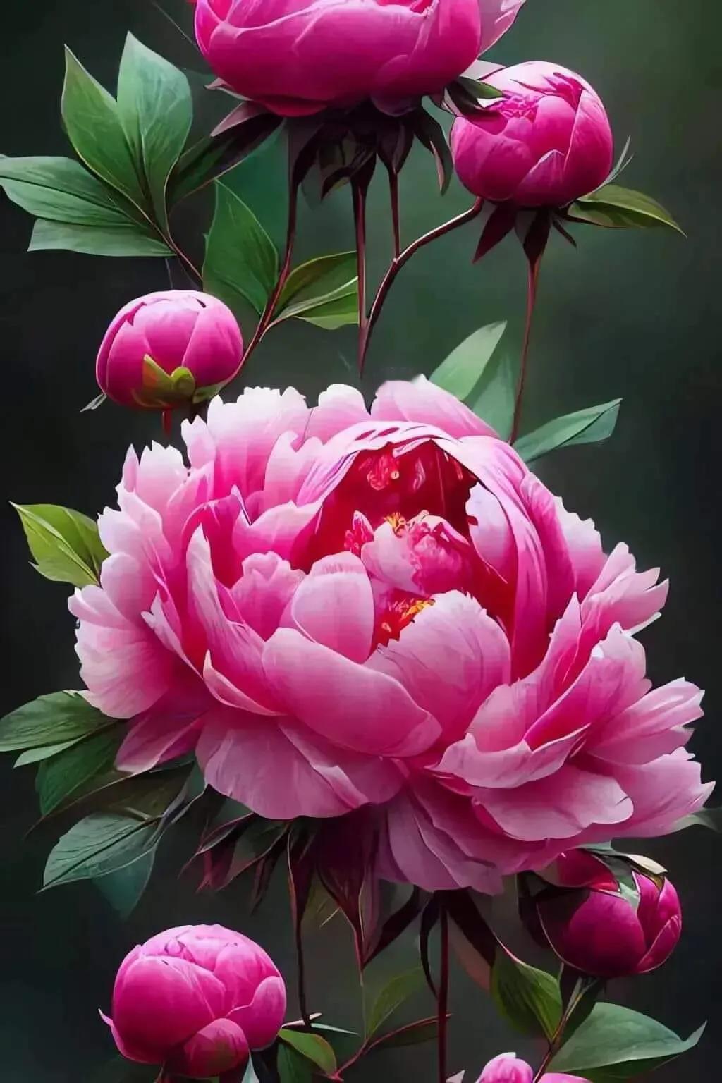 繁花渐放，绿意正浓的时节，唯有牡丹当得起“国色天香”这四个字。瞧那牡丹，花瓣层层