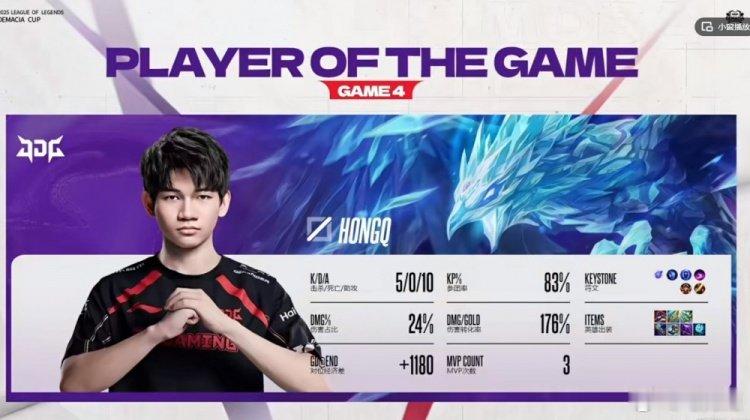 HongQ三连MVP！这英雄池太深了，这哪是07年小孩的英雄池啊现在能有个07年