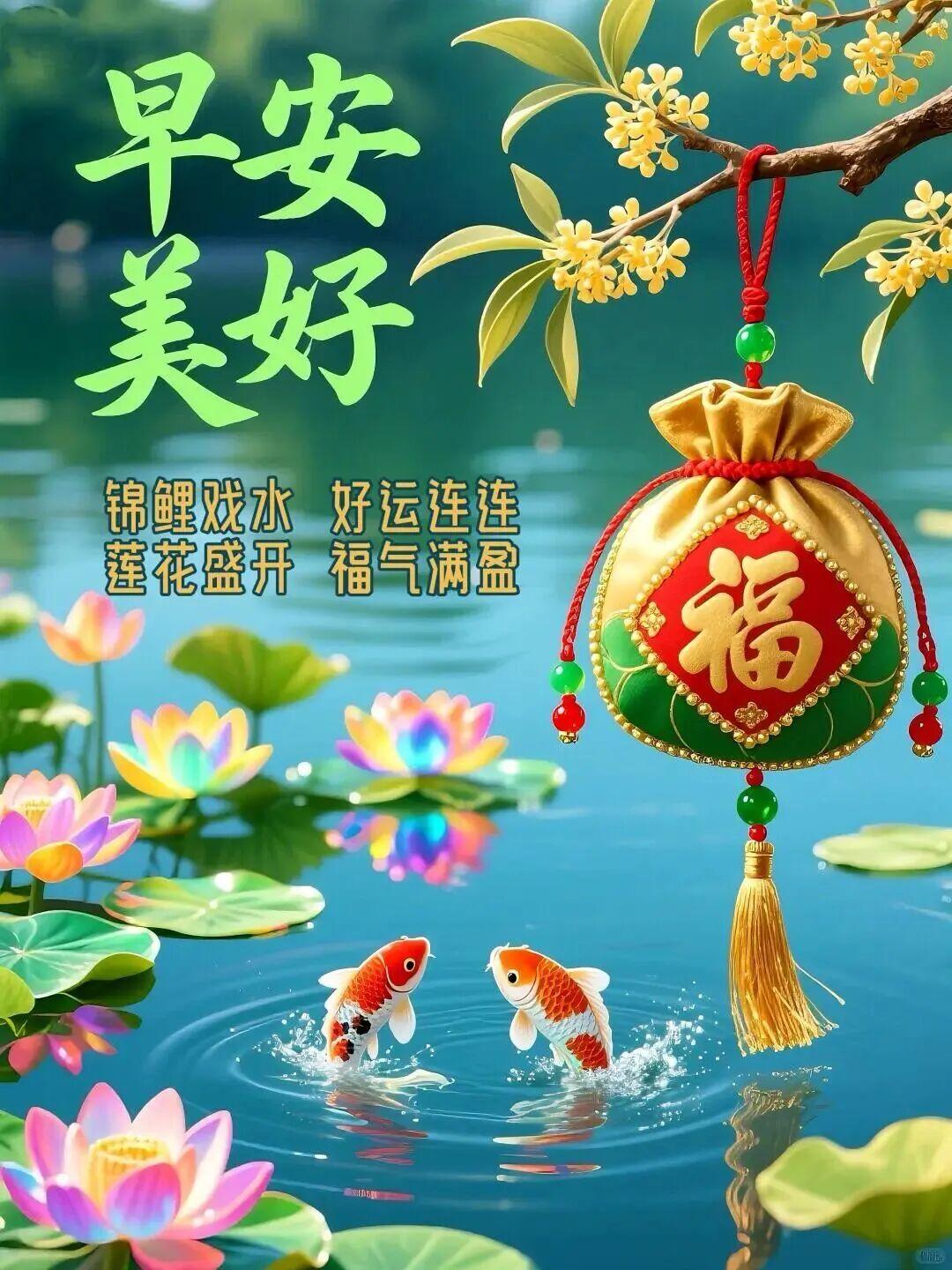 新的一周又到了，我把自己的祝福做成炸药包，送给你这个小福包，把你炸成小富包，头上