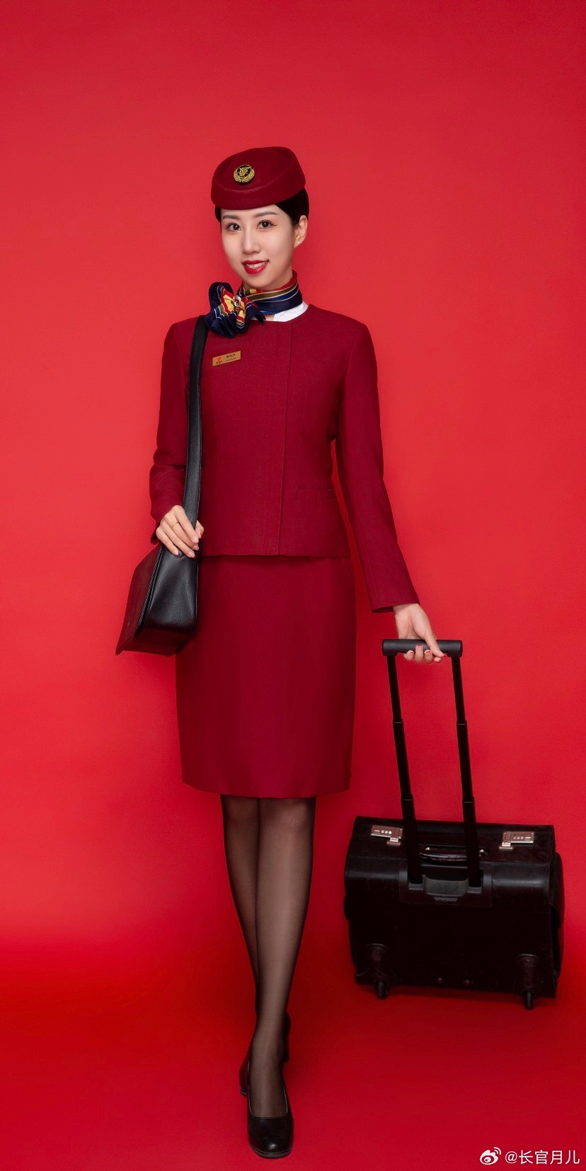 国航空姐，最美的空姐。