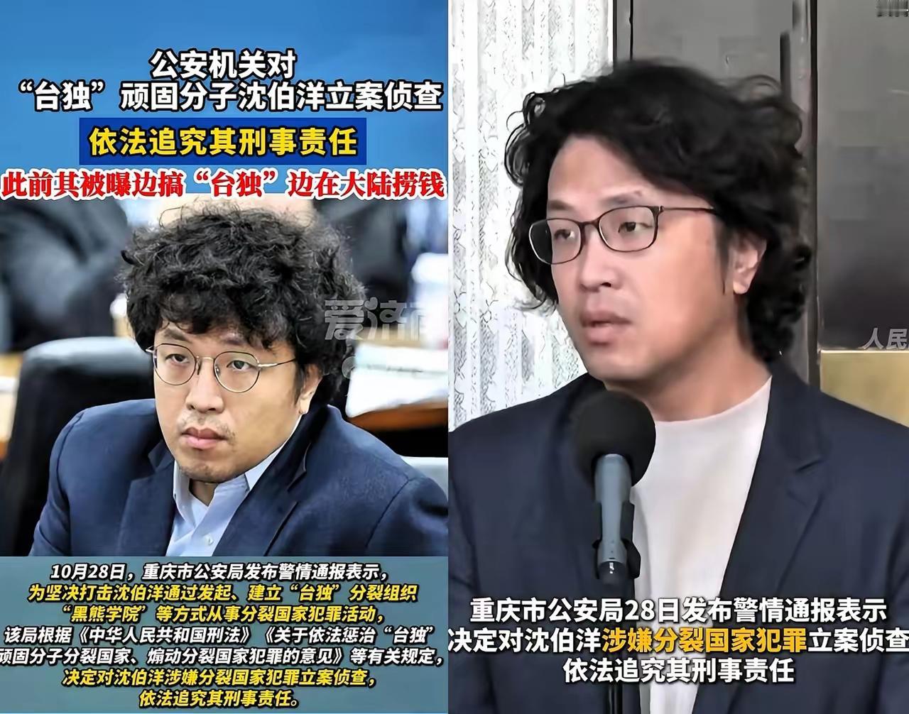 沈伯洋逆天言论总结：1.《黑神话悟空》这个游戏是在讽刺我，因为里面有个黑熊精，