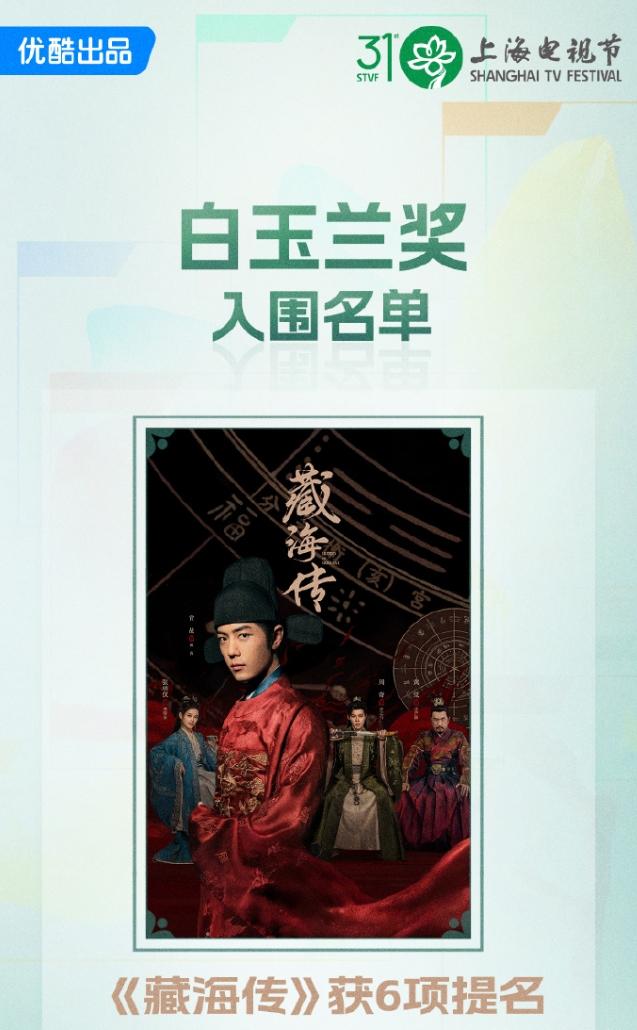 《藏海传》白玉兰6提0获是郑晓龙的撕奖能力变弱了吧，他上一部获奖作品还是孙俪的