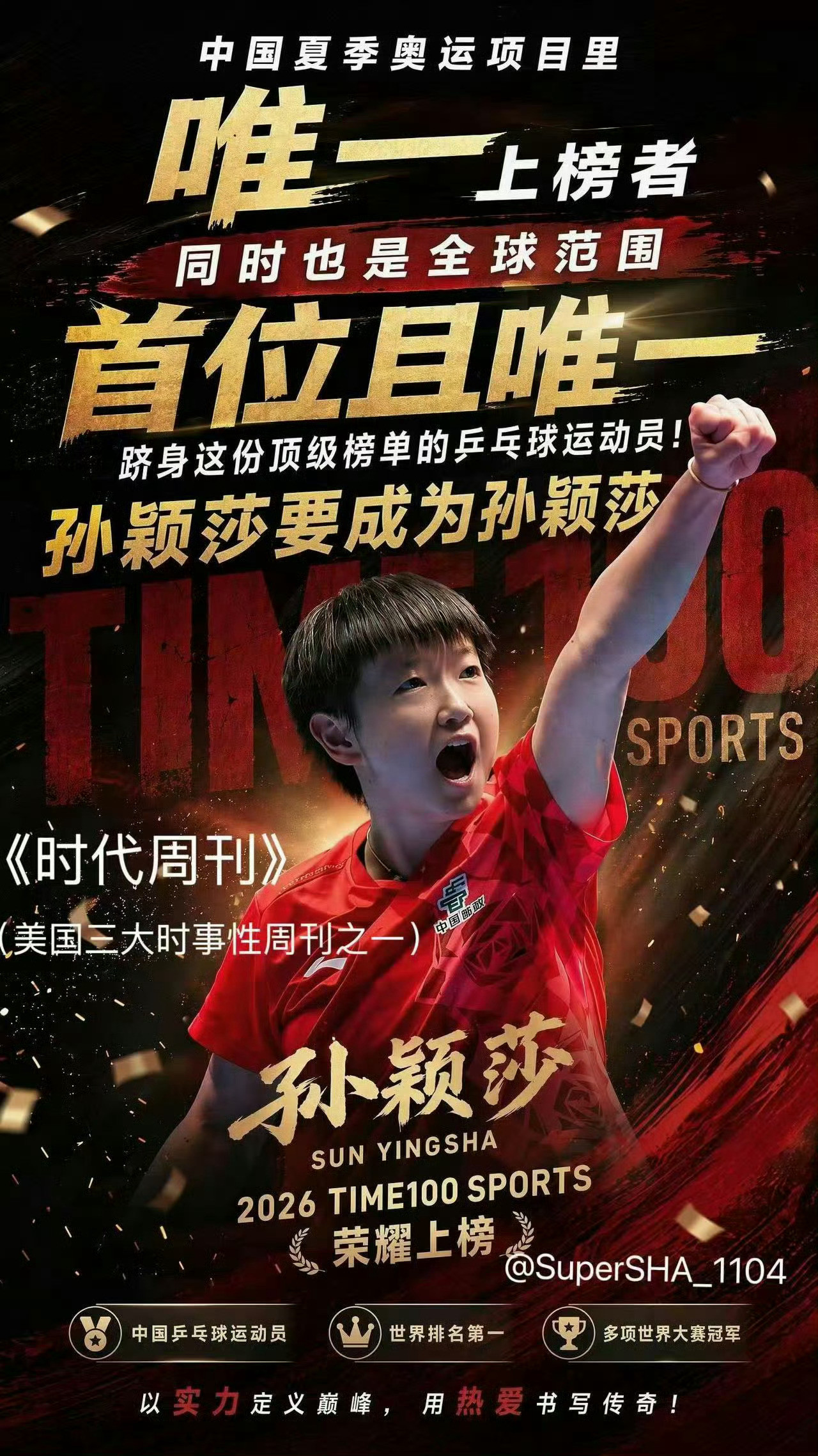 咦？孙颖莎参赛的时候咋没人惦记她的好呢？乒丝不是嘴硬“谁都可以打”吗？不是车轱辘