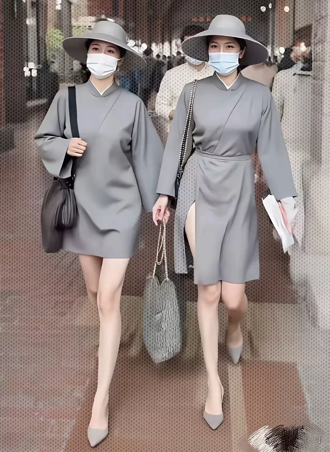 现在的尼姑真时尚潮流，穿高跟鞋、还挂着名牌包包。